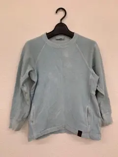 水色 長袖 トレーナー
