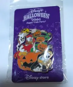 ディズニーストア ピンバッジ／ドナルド、デイジー