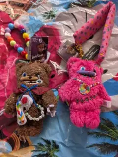 USJ ユニバ　ハミクマ・ハミクマキャンデイ　マスコットキーチェーン