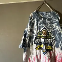 タイダイtシャツ　ゆるだぼ　アメリカ古着　ヴィンテージ　プリント　US 一点もの