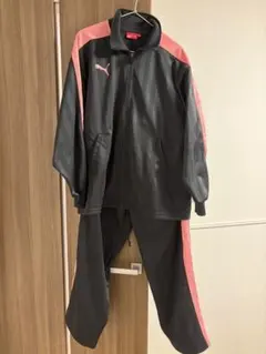 PUMA プーマ 220シリーズ ジャージ上下セット 日本製 グレー ピンク