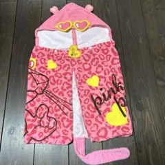 USJピンクパンサー タオルポンチョ フード付き