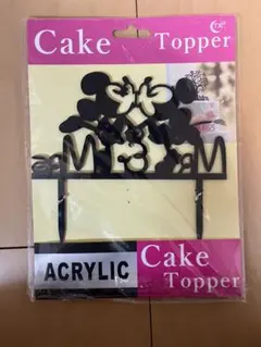 ケーキトッパー ミッキー&ミニー 結婚式 ウェディングケーキ ディズニー 可愛い