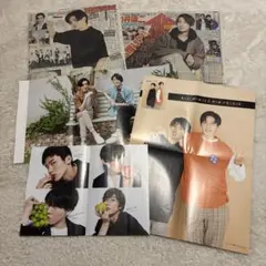 目黒蓮　向井康二　めめこじ　新聞2点+ポスター3点