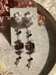 ハンドメイドピアス131