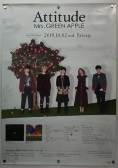 Mrs. GREEN APPLE Attitude アルバムポスター - メルカリ