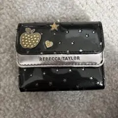 REBECCA TAYLOR 三つ折り財布 ブラック 星柄のサムネイル