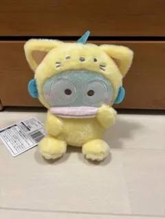 猫耳付きハンギョドンぬいぐるみ 約15cm