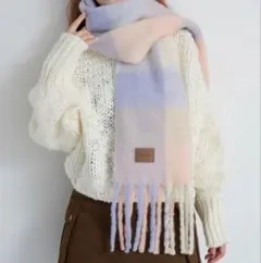 Kastane チェック マフラー