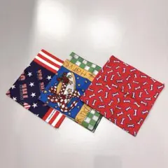 NOS ヴィンテージ　バンダナ　USA製 3枚まとめ売り