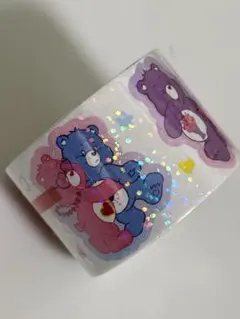 ケアベア ホログラフィックステッカー　ロール　シール
