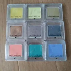 shu uemura 単色アイシャドウ 9点まとめ売り　メイク練習用