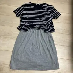 SHOO・LA・RUE ストライプワンピース