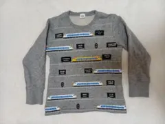 CHEEK ROOM チークルーム　新幹線プリント トレーナー 120