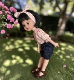✻花うさぎ✻あやめちゃんのお散歩服 パオラレイナ パオラドールのサムネイル