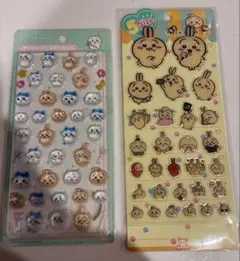 ちいかわキャラクターシール2シートセット