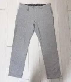 美品 SOLIDO イージー スリム クロップド パンツ へリボーン柄のサムネイル