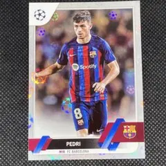 希少サッカーカード ペドリ イニエスタ スペイン代表 バルセロナ topps