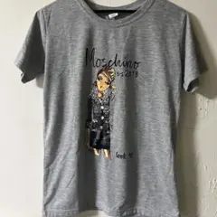 moschino モスキーノ Tシャツ ピチt グレー　デザイン◎のサムネイル