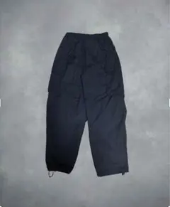 「美品」黒 ブラック　カーゴパンツ 多機能ポケット　Sサイズ　フラットおしゃれ