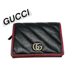 GUCCI GGマーモント コンパクトウォレット