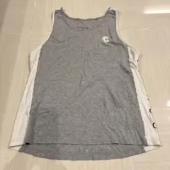 CRONOS タンクトップ グレー ホワイト 38 (M)