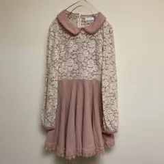 LIZ LISA サイズ0 ワンピース　フェミニン　キュート　可愛い　ピンク