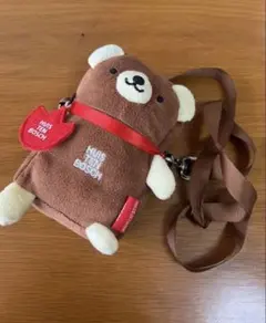 希少　ハウステンボス ベア ぬいぐるみ ポシェット ショルダー　平成レトロ