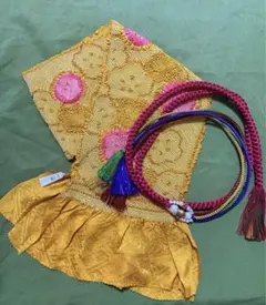 振-22 成人式　和装小物　振袖用 帯締め 帯揚げセット