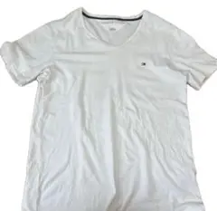 TOMMY HILFIGER Tシャツ 半袖 ホワイト 白 Lサイズ