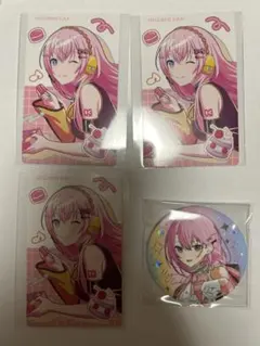 プロセカ バースデー エピカ 箔押し オーロラ 缶バッジ ルカ 5th