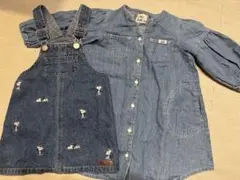 Buddy Lee petit mainデニムワンピース 90 2つセット