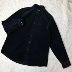 ★Royal robbins★コーデュロイシャツ　M レトロブラック エレガント