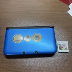 青ニンテンドー3DS LL本体 ゲームカード付き