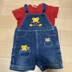 ミキハウス　オーバーオール　Tシャツ　セット　80サイズ