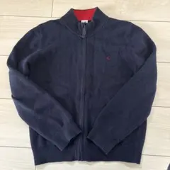 PETIT BATEAU ネイビー カーディガン 140cm