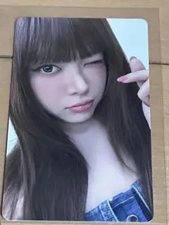 LE SSERAFIM 東京ドーム　FC限定　 会場限定 トレカ　ウンチェ