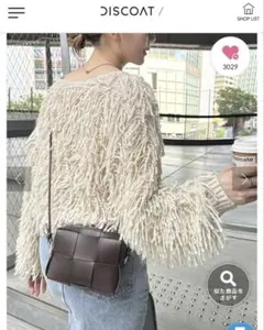 s*y様 DISCOAT メッシュ編みミニショルダーバッグ