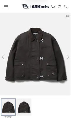 neighborhood fireman jacket M brownのサムネイル