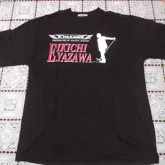 ☆矢沢永吉☆ハネロゴ&シルエット入りTシャツ☆黒☆フリーサイズのサムネイル