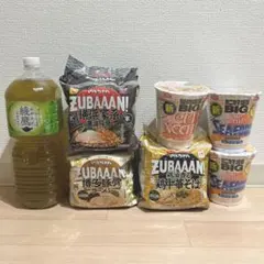 【7点セット】まとめ売り 袋麺 カップヌードル 綾鷹 ズバーン アミューズメント