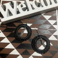 16.ハンドメイドフープピアス