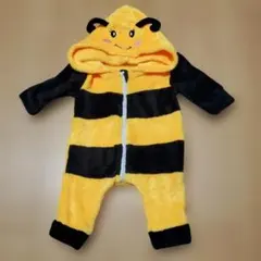 美品　蜂デザイン フリース　着ぐるみ 50-60　ハチ