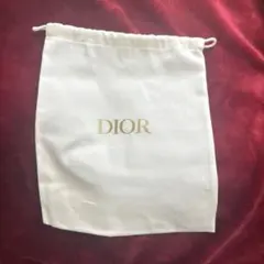 DIOR 巾着 ポーチ ホワイト