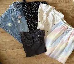 H&M キッズ服 ガールズ 5着セット　110-120
