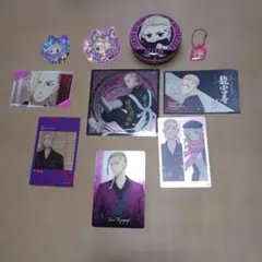 龍宮寺堅　東京リベンジャーズ　カード　ステッカー　缶　ミニチャーム　ドラケン