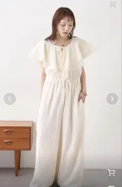 新品 タグ付き wcloset 襟付き オールインワン