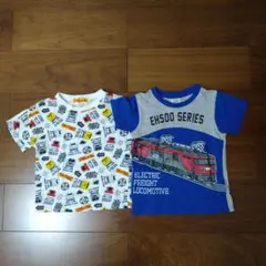 【夏物sale☆】プラレール他 Tシャツ 110サイズ 2枚セット