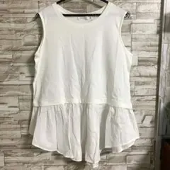 【新品未使用】AMERICAN HOLIC ノースリーブ チュニック ホワイトのサムネイル