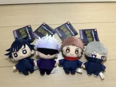 呪術廻戦　ボールチェーンマスコット　４体セット